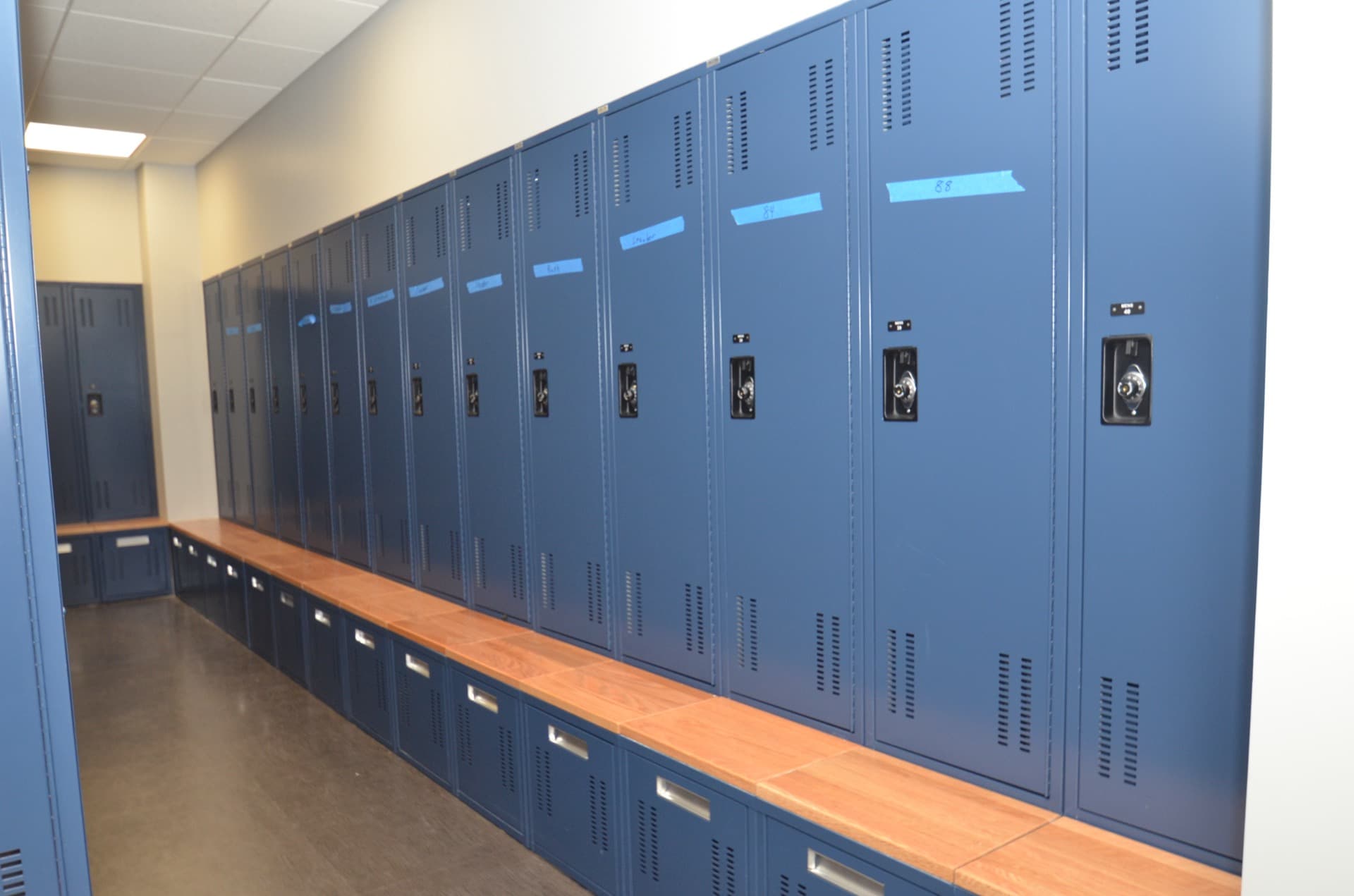 Modern locker systems installation